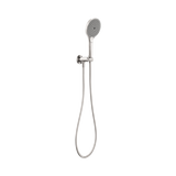 An image of Nero Tapware Mecca Shower On Bracket With Air Shower II Brushed Nickel