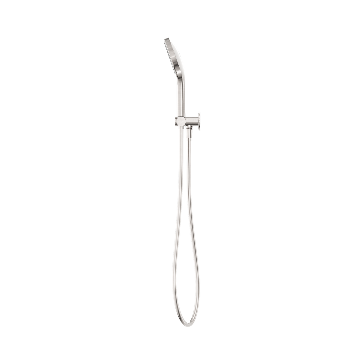 An image of Nero Tapware Mecca Shower On Bracket With Air Shower II Brushed Nickel