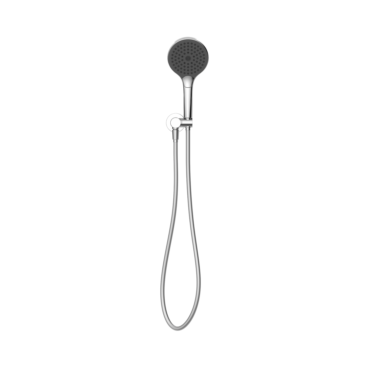 An image of Nero Tapware Mecca Shower On Bracket With Air Shower II Chrome