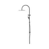 An image of Nero Tapware Mecca Twin Shower With Air Shower II Gun Metal