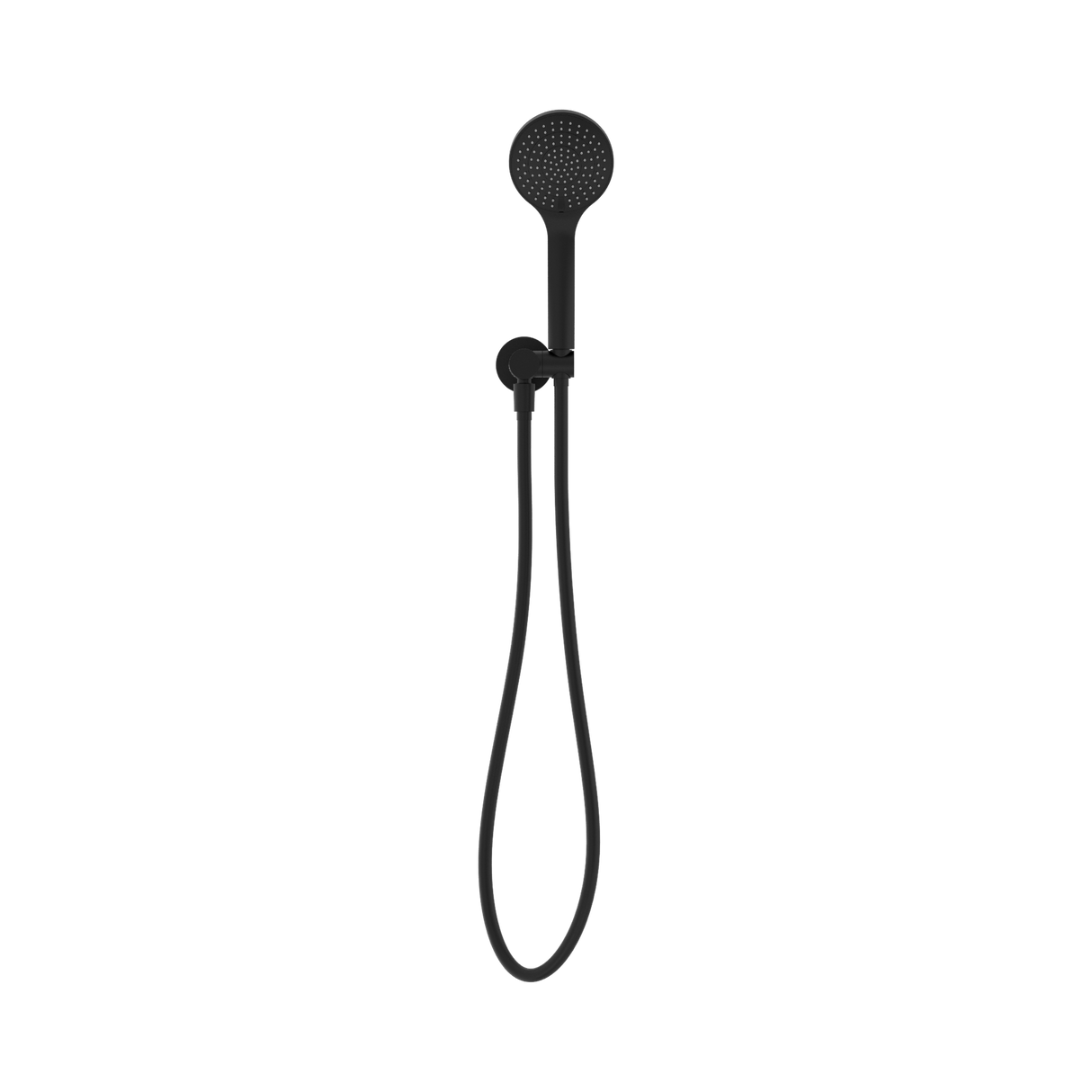 An image of Nero Tapware Mecca Shower On Bracket With Air Shower Matte Black