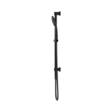 An image of Nero Tapware Mecca Shower Rail With Air Shower Matte Black