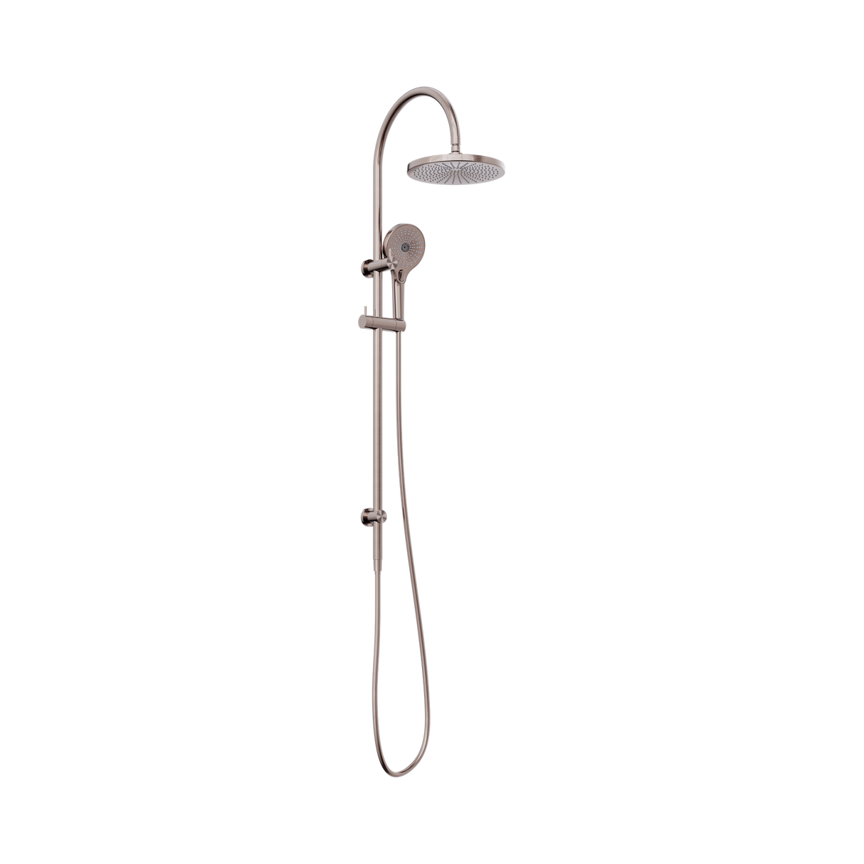 An image of Nero Tapware Mecca Twin Shower Brushed Bronze