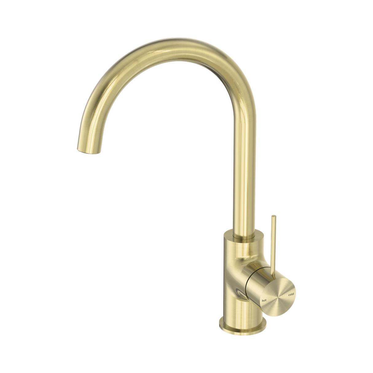 An image of Nero Tapware Mecca Kitchen Mixer Brushed Gold
