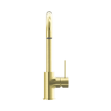 An image of Nero Tapware Mecca Kitchen Mixer Brushed Gold