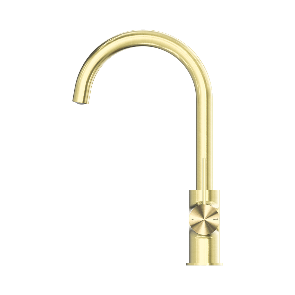An image of Nero Tapware Mecca Kitchen Mixer Brushed Gold