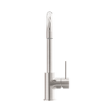 An image of Nero Tapware Mecca Kitchen Mixer Brushed Nickel