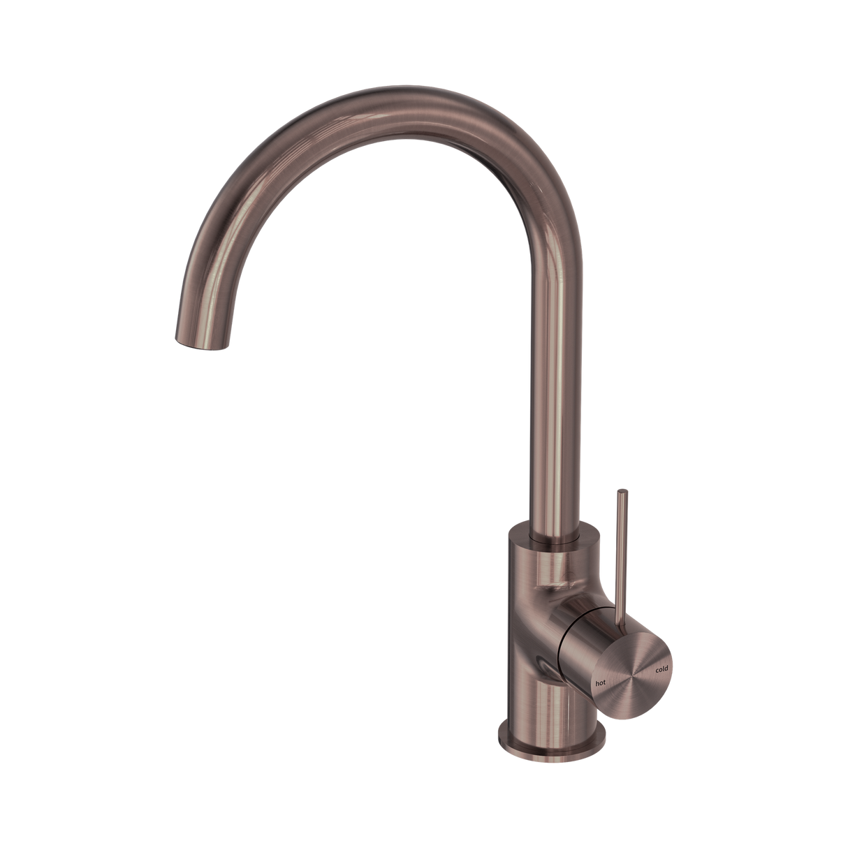 An image of Nero Tapware Mecca Kitchen Mixer Brushed Bronze