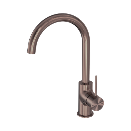An image of Nero Tapware Mecca Kitchen Mixer Brushed Bronze