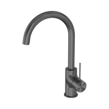 An image of Nero Tapware Mecca Kitchen Mixer Gun Metal