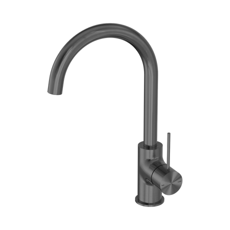 An image of Nero Tapware Mecca Kitchen Mixer Gun Metal