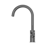 An image of Nero Tapware Mecca Kitchen Mixer Gun Metal
