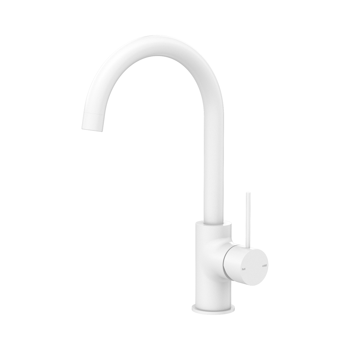 An image of Nero Tapware Mecca Kitchen Mixer Matte White
