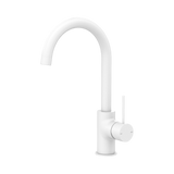 An image of Nero Tapware Mecca Kitchen Mixer Matte White