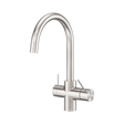 An image of Nero Tapware Mecca 3 Way Filtered Mixer Tap Brushed Nickel