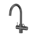 An image of Nero Tapware Mecca 3 Way Filtered Mixer Tap Gun Metal
