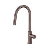 An image of Nero Tapware Mecca Pull Out Sink Mixer With Vegie Spray Function Brushed Bronze