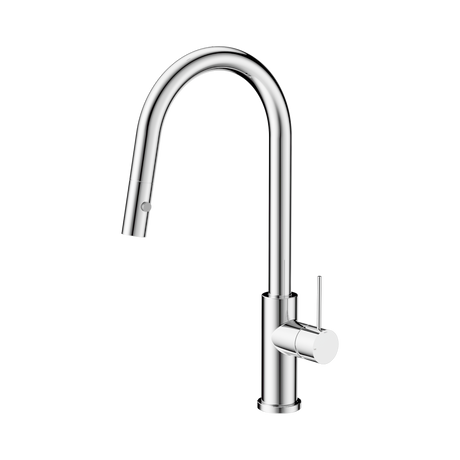 An image of Nero Tapware Mecca Pull Out Sink Mixer With Vegie Spray Function Chrome