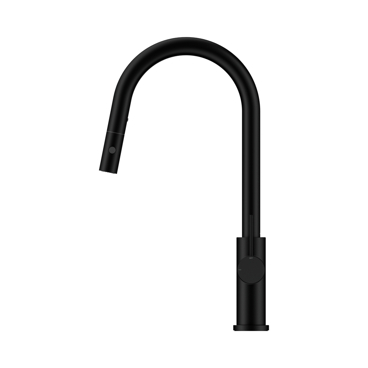 An image of Nero Tapware Mecca Pull Out Sink Mixer With Vegie Spray Function Matte Black