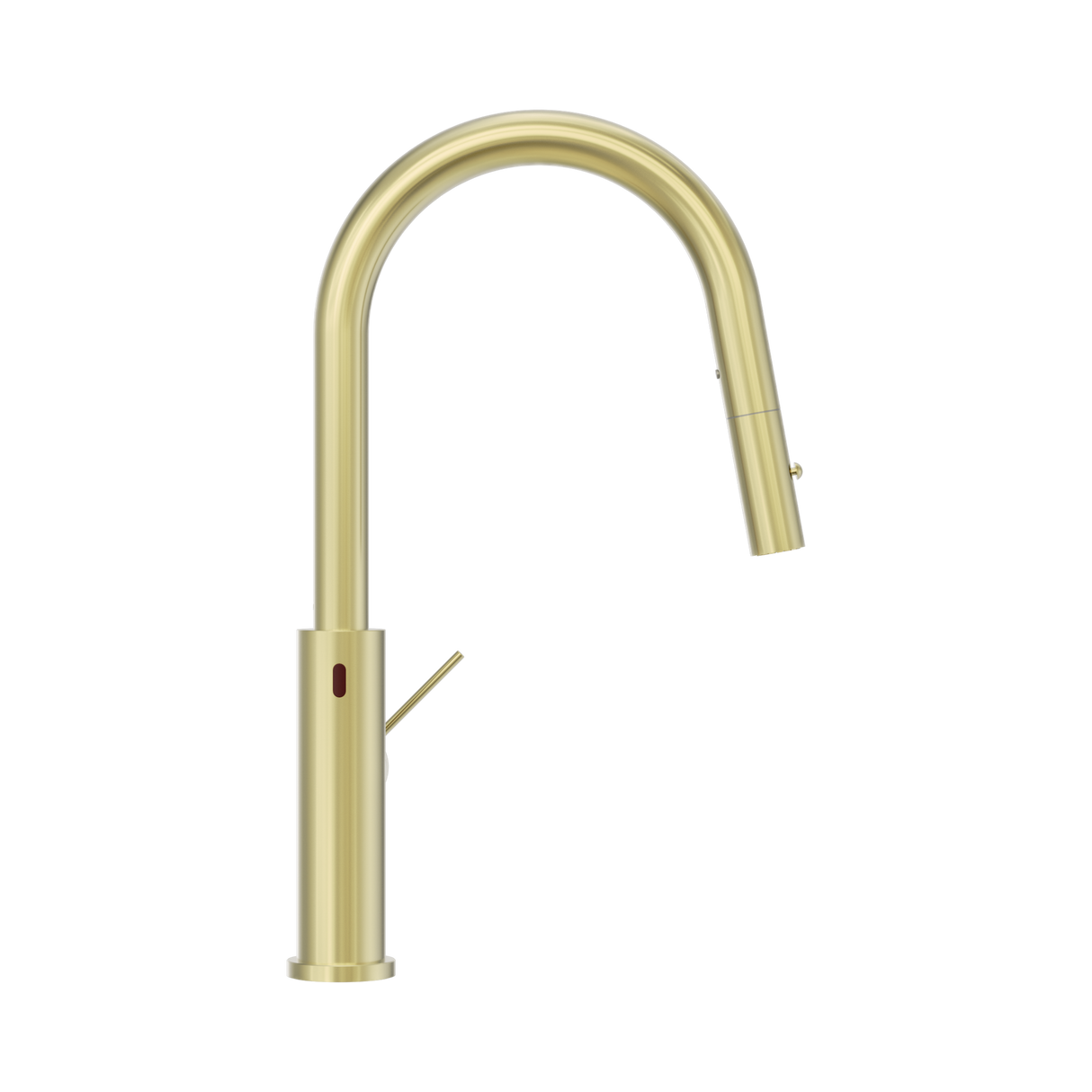 An image of Nero Tapware Mecca Smart Sensor Pull Out Kitchen Mixer Brushed Gold