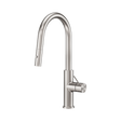 An image of Nero Tapware Mecca Smart Sensor Pull Out Kitchen Mixer Brushed Nickel