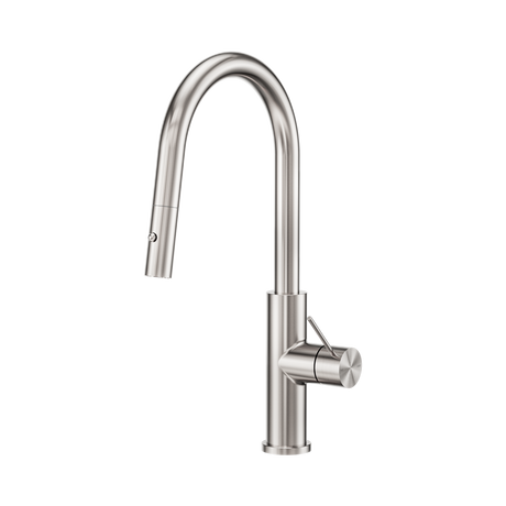 An image of Nero Tapware Mecca Smart Sensor Pull Out Kitchen Mixer Brushed Nickel