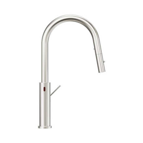 An image of Nero Tapware Mecca Smart Sensor Pull Out Kitchen Mixer Brushed Nickel