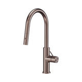 An image of Nero Tapware Mecca Smart Sensor Pull Out Kitchen Mixer Brushed Bronze