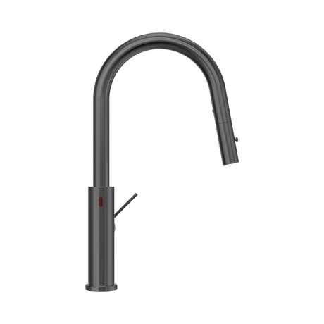 An image of Nero Tapware Mecca Smart Sensor Pull Out Kitchen Mixer Gun Metal