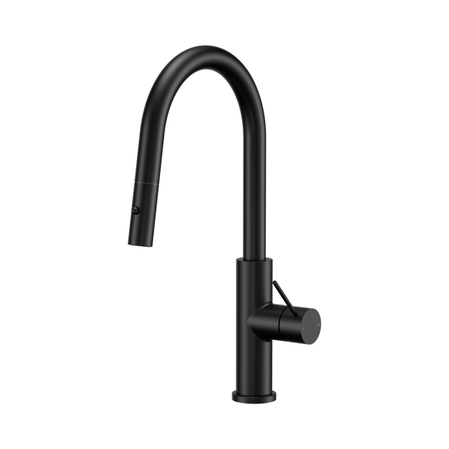 An image of Nero Tapware Mecca Smart Sensor Pull Out Kitchen Mixer Matte Black