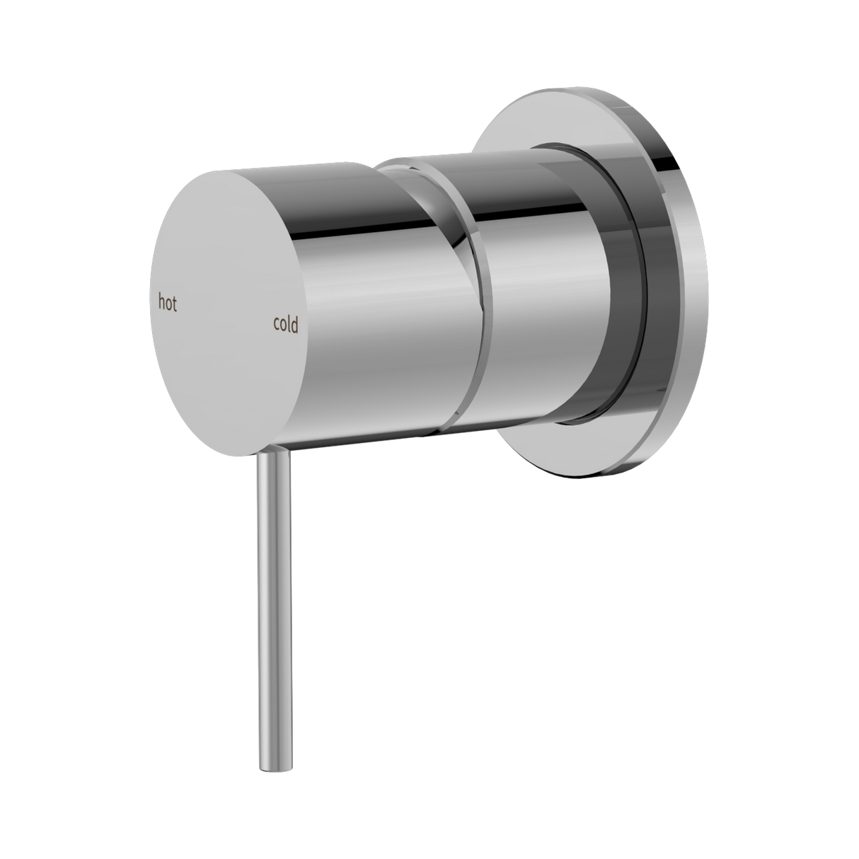 An image of Nero Tapware Mecca Shower Mixer 60mm Plate Chrome