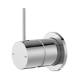 An image of Nero Tapware Mecca Shower Mixer 60mm Handle Up Plate Chrome