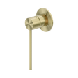 An image of Nero Tapware Mecca Care Shower Mixer Brushed Gold
