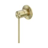 An image of Nero Tapware Mecca Care Shower Mixer Brushed Gold