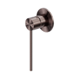 An image of Nero Tapware Mecca Care Shower Mixer Brushed Bronze