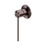 An image of Nero Tapware Mecca Care Shower Mixer Brushed Bronze
