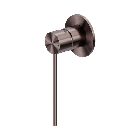 An image of Nero Tapware Mecca Care Shower Mixer Brushed Bronze
