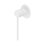 An image of Nero Tapware Mecca Care Shower Mixer Matte White
