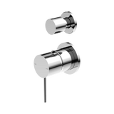 An image of Nero Tapware Mecca Shower Mixer With Diverter Separate Back Plate Chrome
