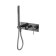 An image of Nero Tapware Mecca Shower Mixer Diverter System Gun Metal