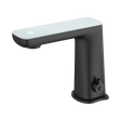 An image of Nero Tapware Claudia Sensor Mixer With White Top Display Matte Black