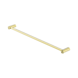 An image of Nero Tapware New Mecca Single Towel Rail 600mm Brushed Gold