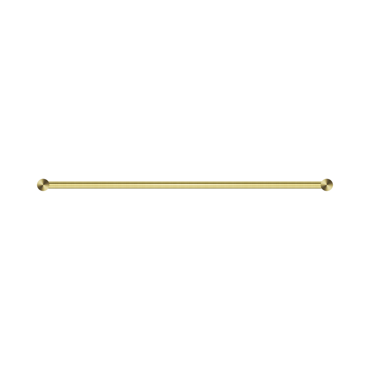 An image of Nero Tapware New Mecca Single Towel Rail 600mm Brushed Gold