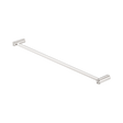 An image of Nero Tapware New Mecca Single Towel Rail 600mm Brushed Nickel