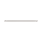 An image of Nero Tapware New Mecca Single Towel Rail 600mm Brushed Nickel
