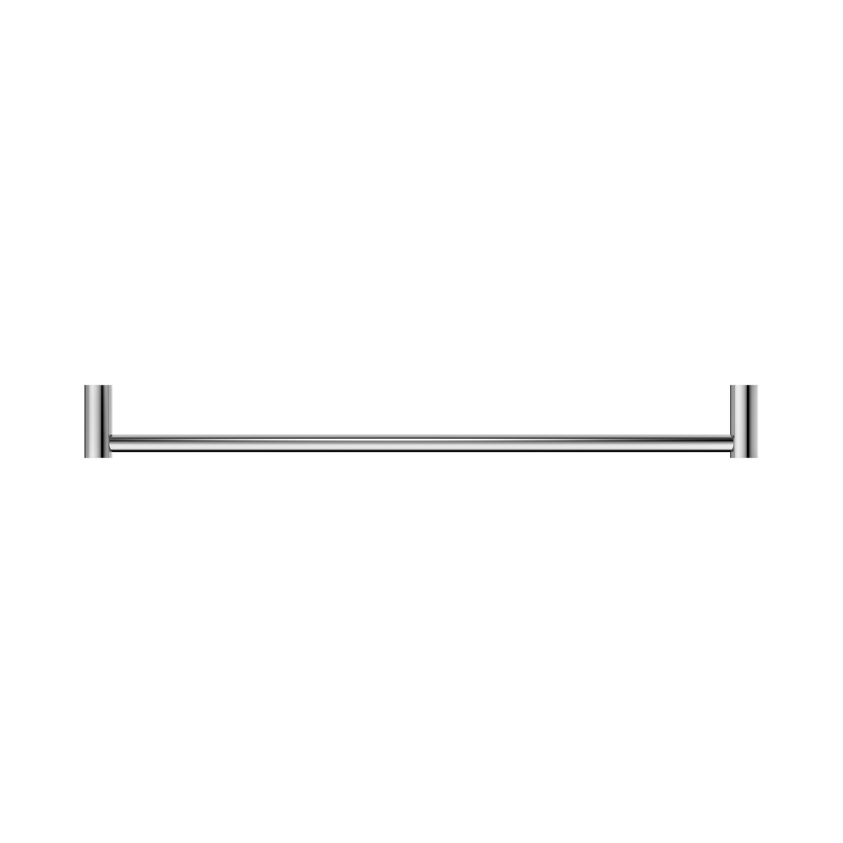 An image of Nero Tapware New Mecca Single Towel Rail 600mm Chrome