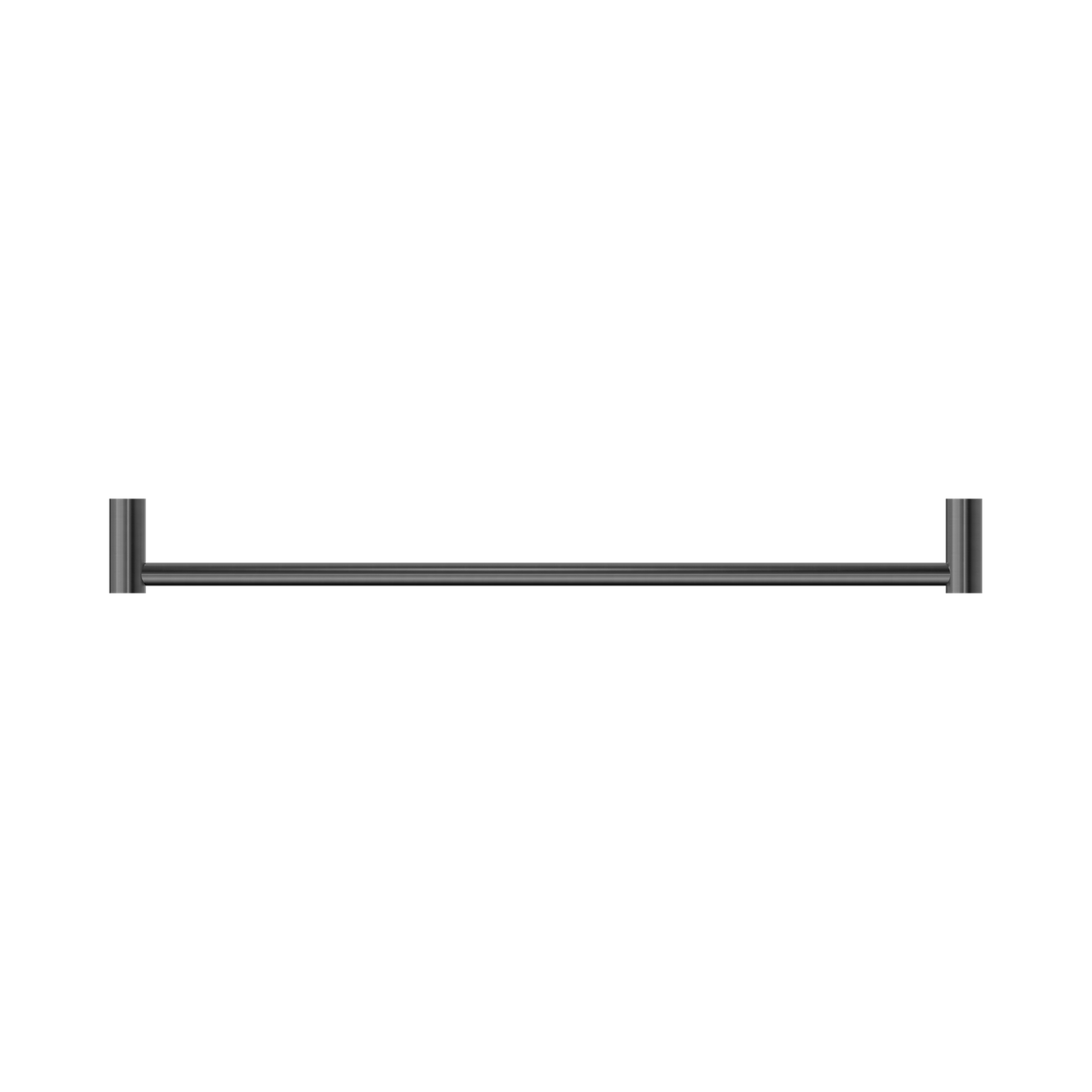 An image of Nero Tapware New Mecca Single Towel Rail 600mm Gun Metal