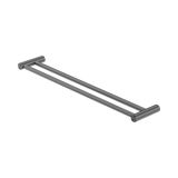 An image of Nero Tapware New Mecca Double Towel Rail 600mm Gun Metal