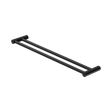 An image of Nero Tapware New Mecca Double Towel Rail 600mm Matte Black