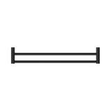 An image of Nero Tapware New Mecca Double Towel Rail 600mm Matte Black